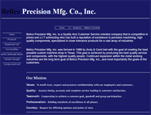 Tablet Screenshot of bellcoprecisionmfg.com